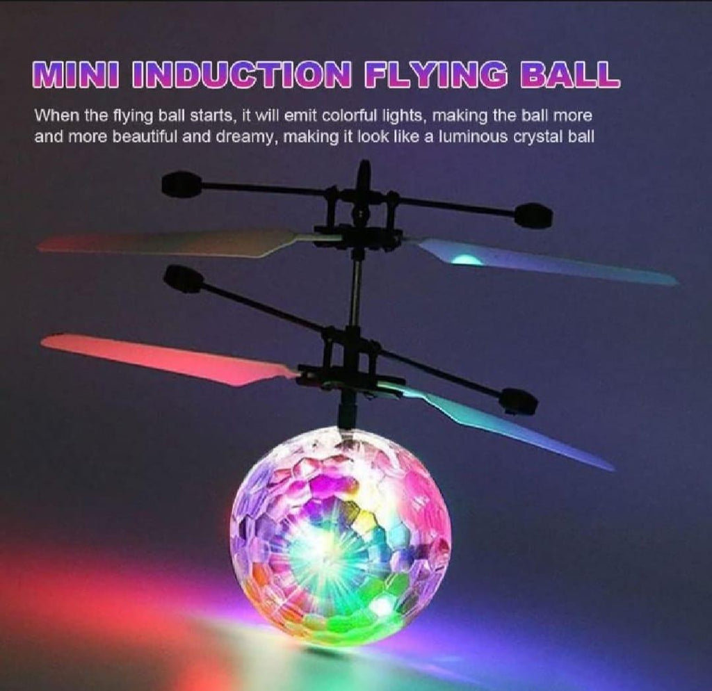 Mini Induction Flying Ball with LED Lights for Kids – Interactive Hover Toy