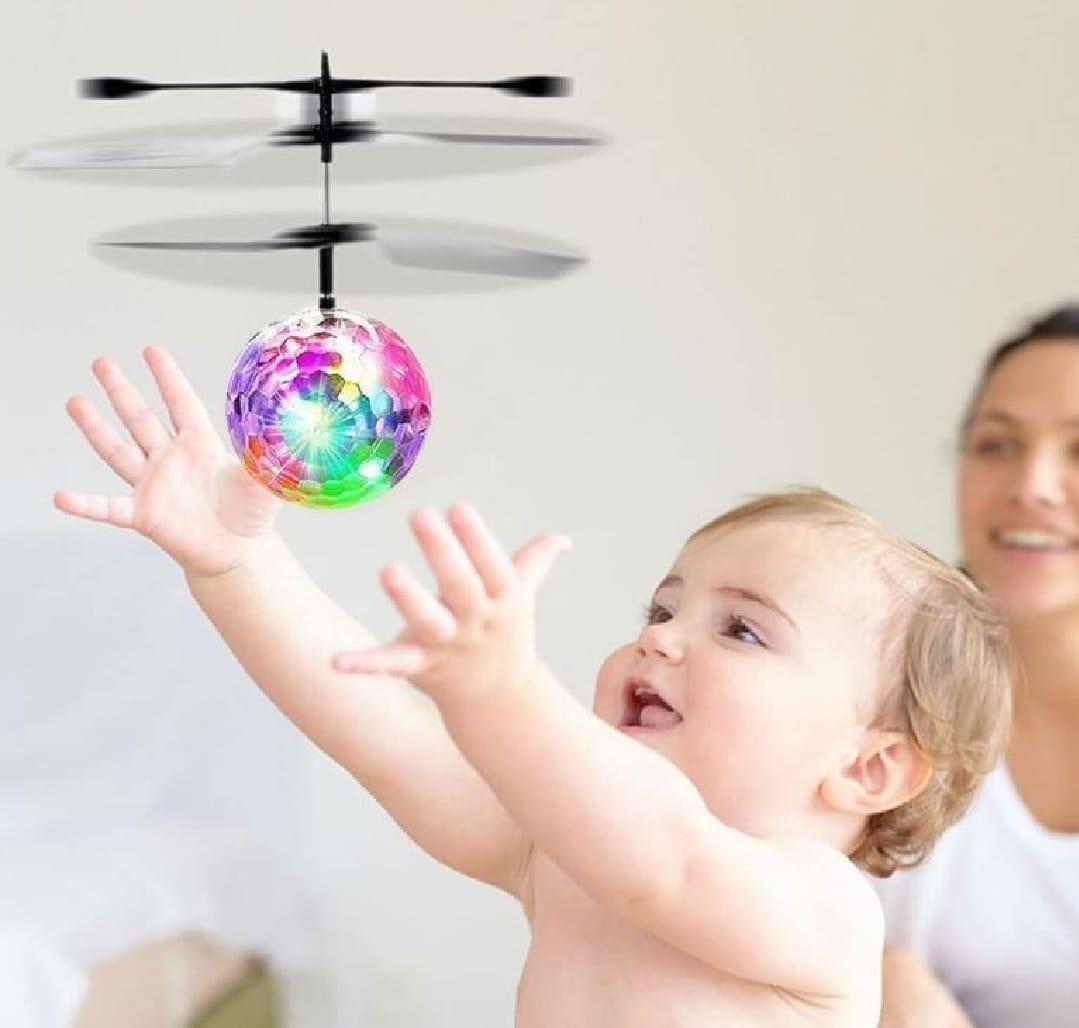 Mini Induction Flying Ball with LED Lights for Kids – Interactive Hover Toy