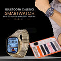 7-in-1 Smart Watch with 7 Interchangeable Straps – Bluetooth Fitness Tracker for Men & Women