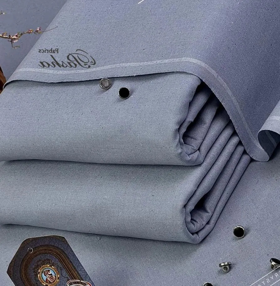 Blue Khaddar Men Suit Winter Unstitched – Premium Fabric with 8 Buttons