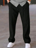 Men's Black Slim Fit Trousers | Stylish Casual & Formal Pants