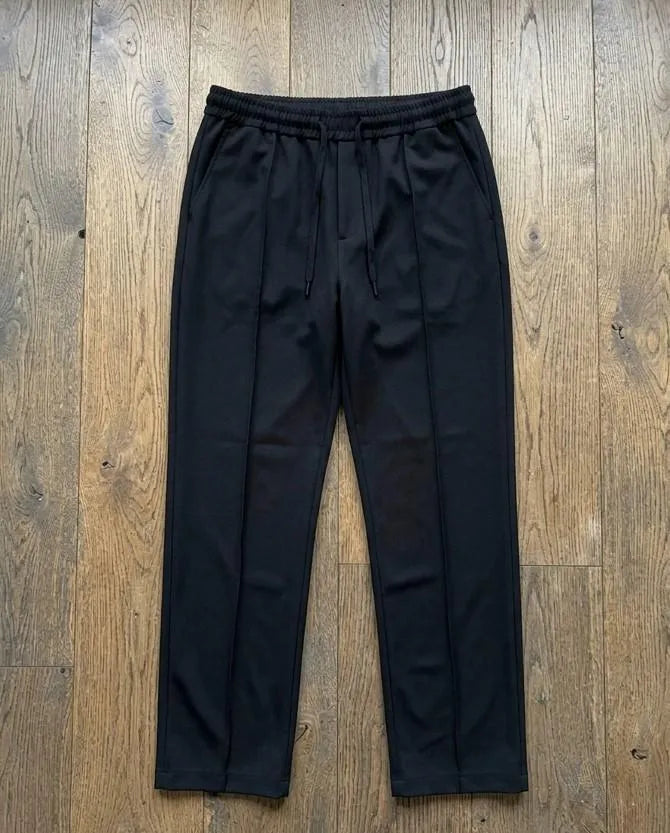 Men's Black Slim Fit Trousers | Stylish Casual & Formal Pants