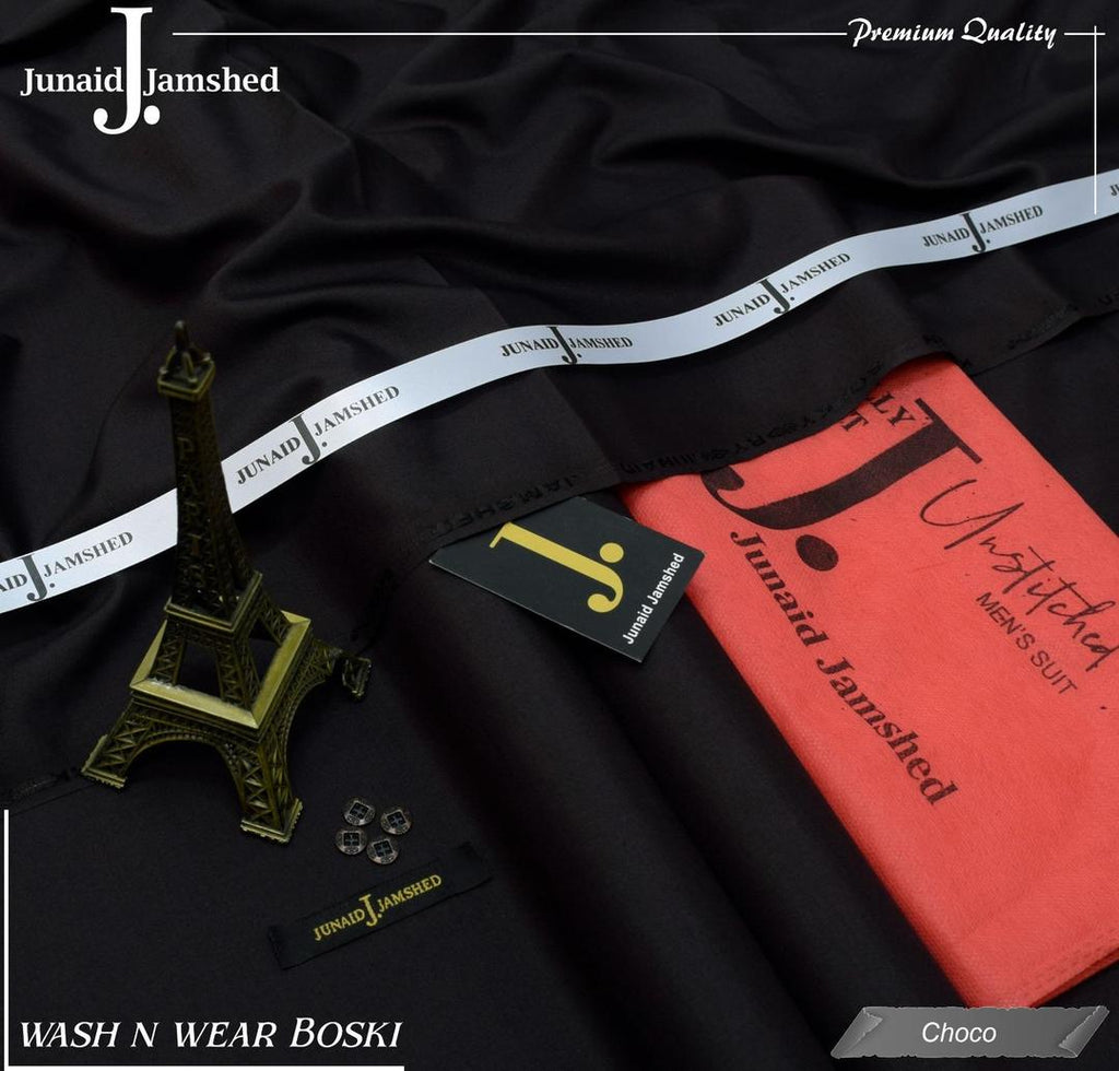Men's Black Boski Plain Suit | Premium Stitched Winter Shalwar Kameez