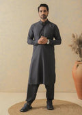 Men's Green Wool Plain Suit – Premium Stitched Winter Shalwar Kameez