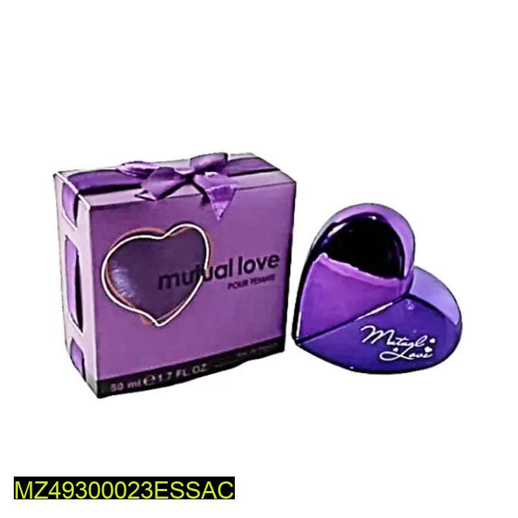 Moral Love Perfume 50ML – Purple Heart Design Long Lasting Fragrance for Women