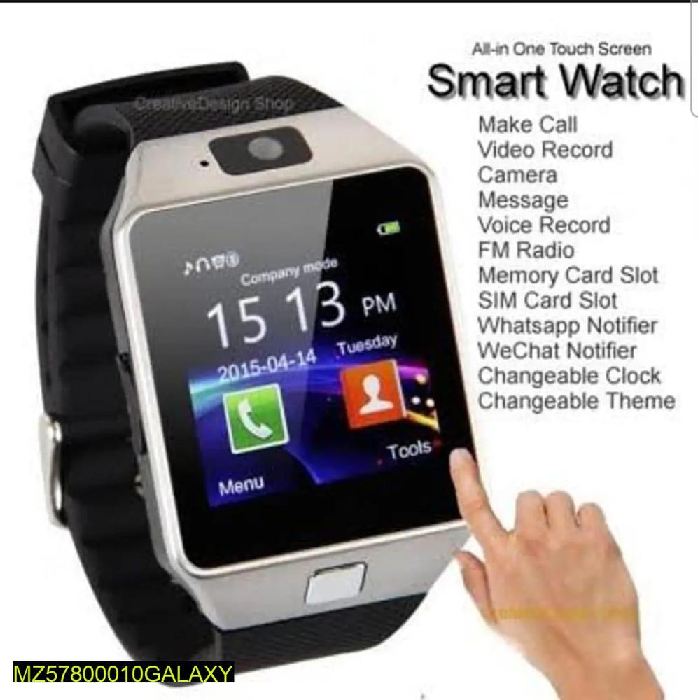 DZ09 Bluetooth Smart Watch with Camera & SIM Card Support – Touchscreen Smartwatch