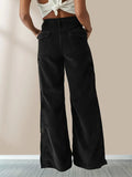 Women's Corduroy Slim Fit Pants – Casual Winter Trousers for Women