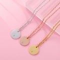 Stainless Steel Round Diamond Necklace Set of 3 for Women – Elegant Layered Jewelry