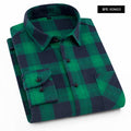 Men's Plaid Long Sleeve Shirt | Casual Autumn Button-Down Shirt