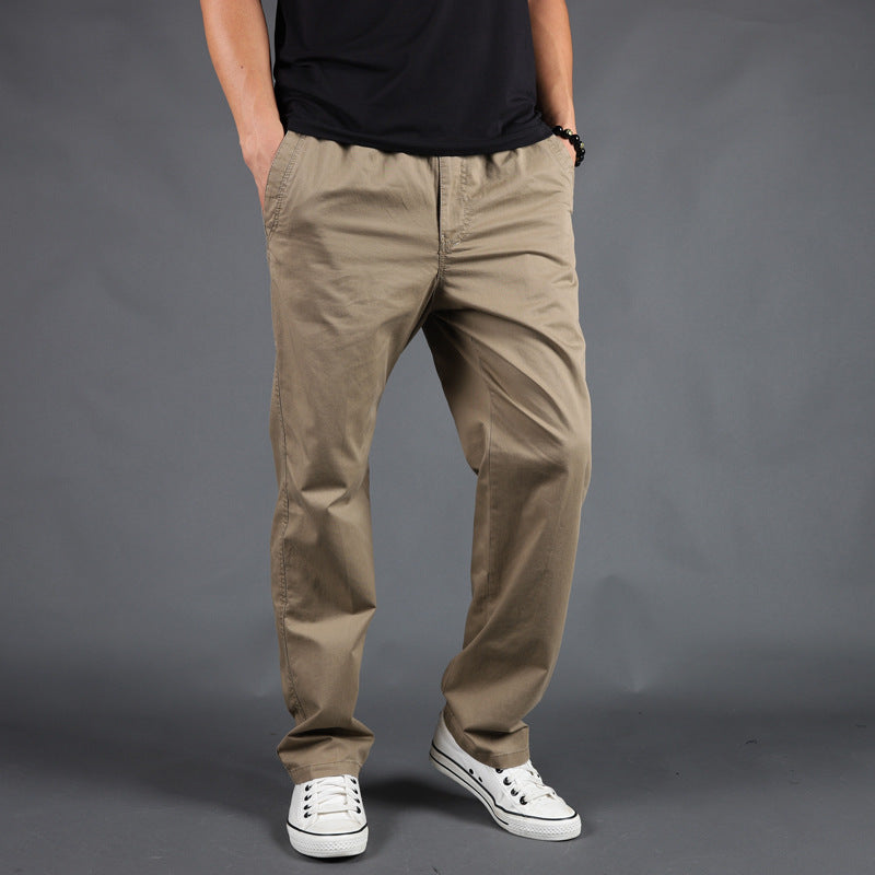 Men's Loose Fit Cotton Pants |  Autumn Winter Trousers