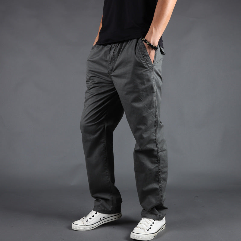 Men's Loose Fit Cotton Pants |  Autumn Winter Trousers