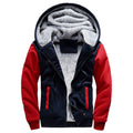 Men's Camo Navy Hooded Fleece Jacket | Warm Winter Coat