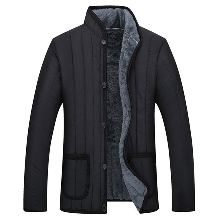 Velvet Padded Jacket for Men | Warm Winter Fashion Jacket