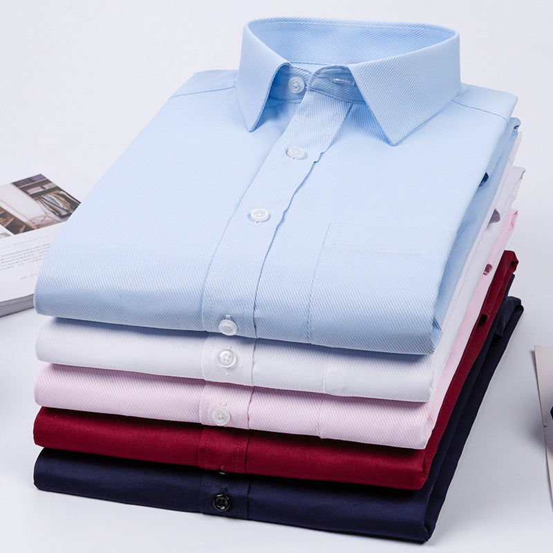 Men's Slim Fit Cotton Business Shirt | Formal Dress Shirt Multiple Colors