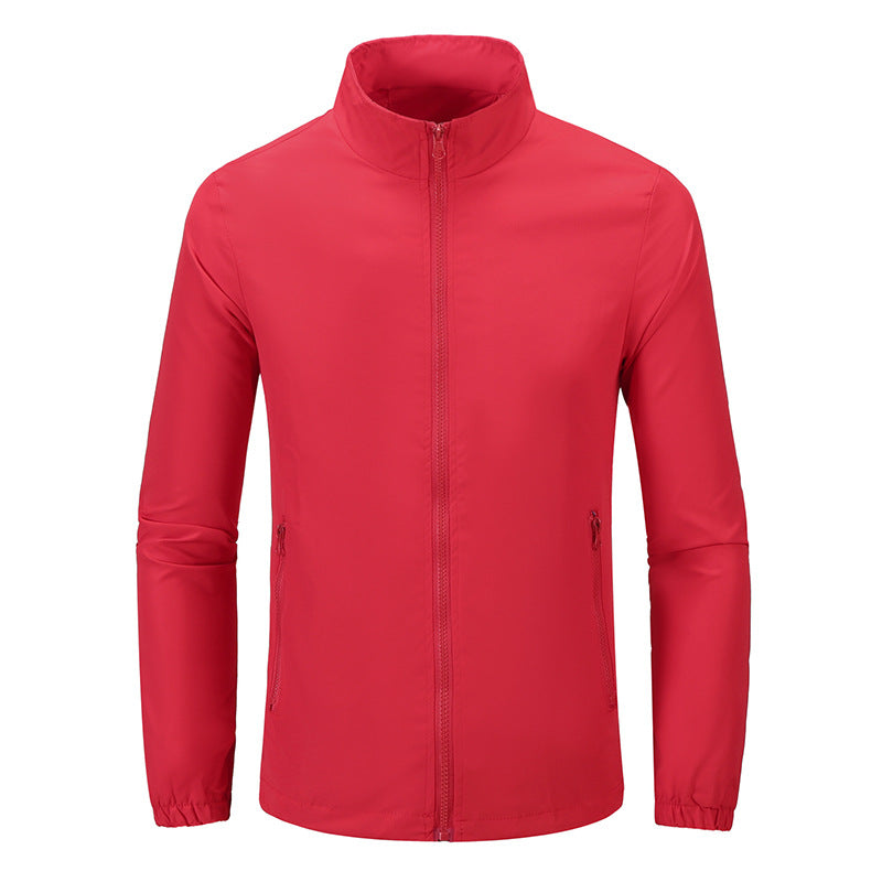 Men's Stand Collar Jacket –  Plus Size Casual Spring & Autumn Coat